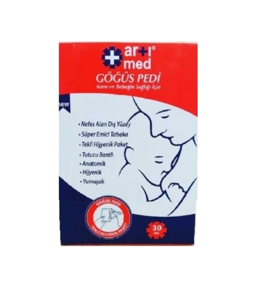 ARTIMED GÖĞÜS PEDİ 30LU