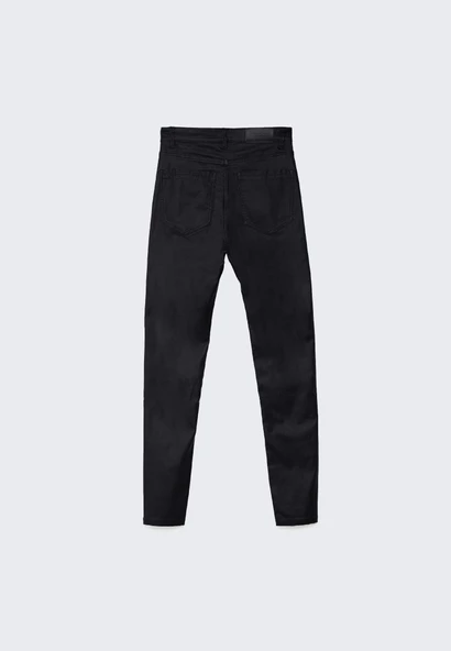 Stradivarius Süper yüksek bel mumlu pantolon - 4