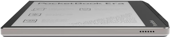Pocketbook Era E-Okuyucu, Stardust Silver, 16GB | E-Ink Carta™ 7ʺ | Su Geçirmez | Metinden Konuşmaya, Sesli Kitap | Dahili Hoparlör - Resim 2