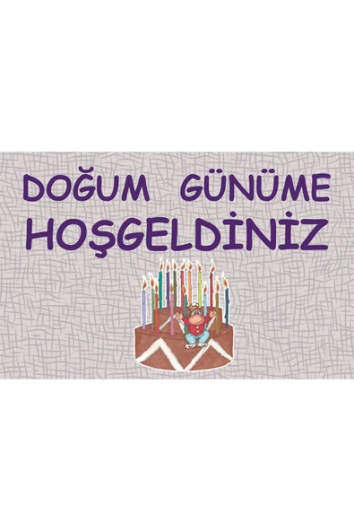 Doğum Günüm Kapı Önü Paspas LoveBug-T - 2