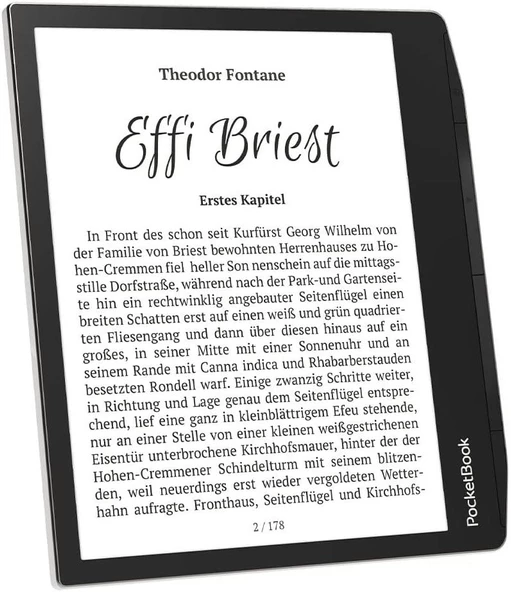 Pocketbook Era E-Okuyucu, Stardust Silver, 16GB | E-Ink Carta™ 7ʺ | Su Geçirmez | Metinden Konuşmaya, Sesli Kitap | Dahili Hoparlör - Resim 7