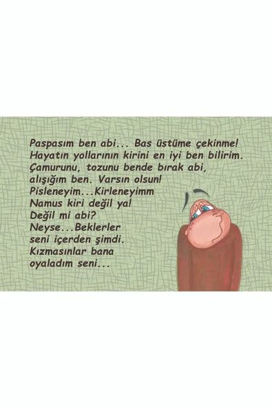 Paspasım Ben Abi Kapı Önü Paspas LoveBug-T - Resim 2