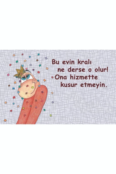 Kralın Alemindesiniz Kapı Önü Paspas LoveBug-T - 2