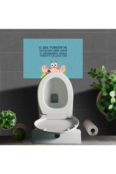 O Ses Türkiye Banyo Paspas LoveBug-T