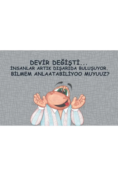 Dışarda Buluşalım Kapı Önü Paspas LoveBug-T - 2