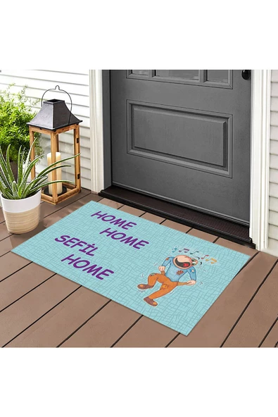 Sefil Home Kapı Önü Paspas LoveBug-T