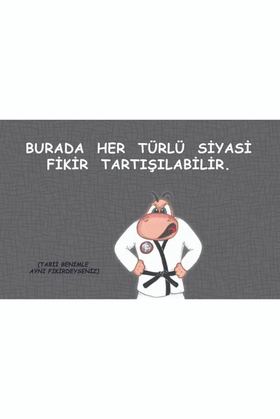 Açık Fikirli Ev Sahibi Kapı Önü Paspas LoveBug-T - 2