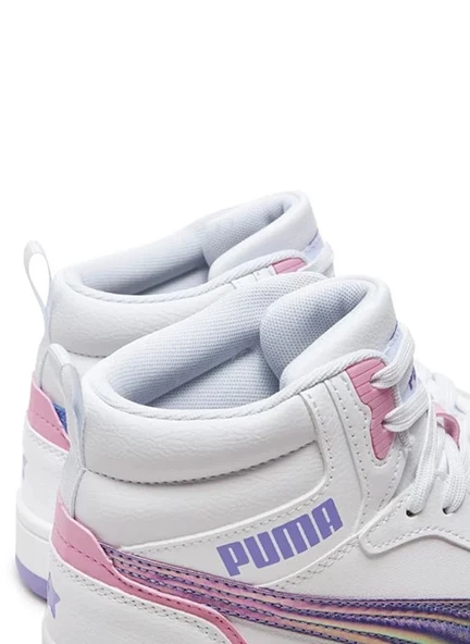 Puma Rebound V6 Mid Bouncy Sky Jr Unisex Spor Ayakkabı 39872501 - Resim 5