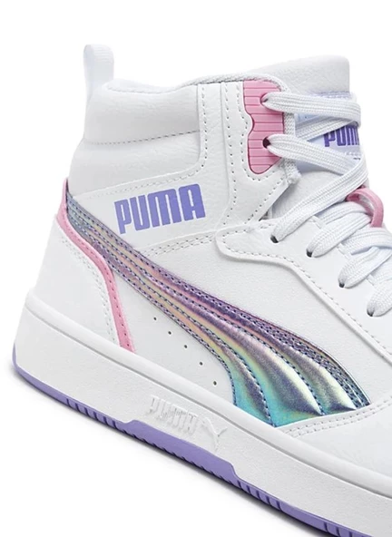Puma Rebound V6 Mid Bouncy Sky Jr Unisex Spor Ayakkabı 39872501 - Resim 4