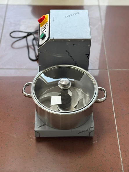 Sönmez 4 Bıçaklı Soğan Doğrama Makinesi 7 Litre Paslanmaz - Resim 5