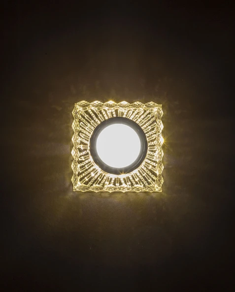 NOAS YL65 1737 Selen Led Çerçeveli 4000K Kare Kristal Cam Spot Kasa - 2