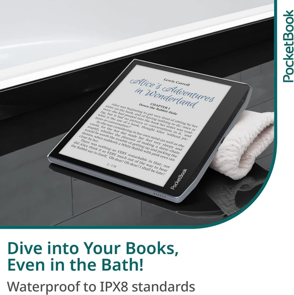 PocketBook Era Color E-Okuyucu | 7'' E-Ink Kaleido 3 Ekran | Sesli Kitap | Su Geçirmez | Metinden Sese Fonksiyonu | Dahili Hoparlör | Stormy Sea - 4