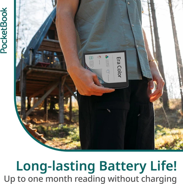 PocketBook Era Color E-Okuyucu | 7'' E-Ink Kaleido 3 Ekran | Sesli Kitap | Su Geçirmez | Metinden Sese Fonksiyonu | Dahili Hoparlör | Stormy Sea - 5