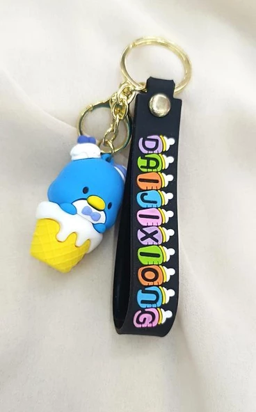 Anahtarlık Bebek Külah Dondurma Araba Çanta Cüzdan Süsü - Resim 2