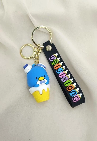 Anahtarlık Bebek Külah Dondurma Araba Çanta Cüzdan Süsü - Resim 3