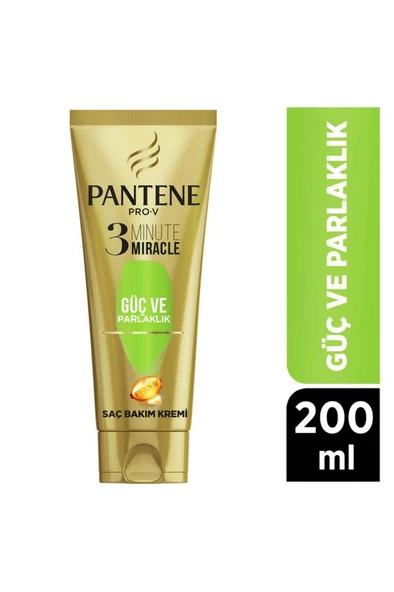 Pantene 3 Minute Miracle Saç Bakım Kremi Güç Ve Parlaklık 20