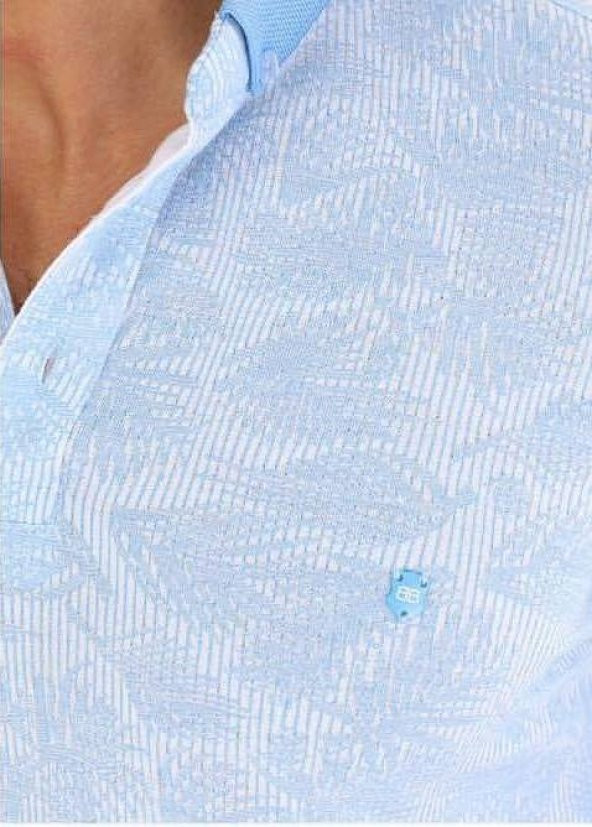 Bentner 4289 Polo Yaka Mavi Erkek T-Shirt - 3
