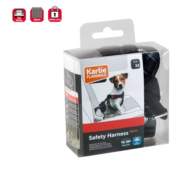 Karlie Naylon Araç Emniyet Kemeri 35-50 CM Siyah - 2