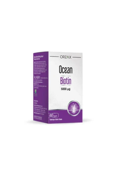 Ocean Biotin 5000 Mcg 60 Kapsül 8697595872765