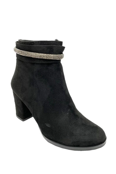 Cotcolic 22013 Süet Trend Fashion Kadın Bot - Resim 7