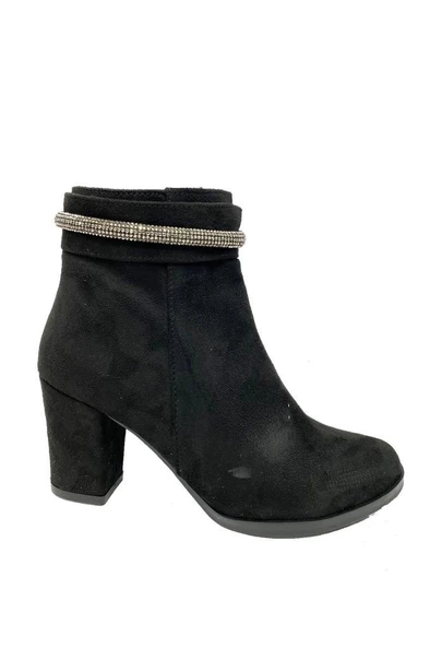 Cotcolic 22013 Süet Trend Fashion Kadın Bot - Resim 8