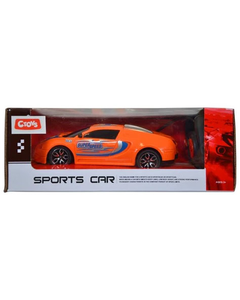 Ctoys Sports Car 27 Mhz Full Fonksiyon Uzaktan Kumandalı Bugatti Veyron Turuncu CE 04