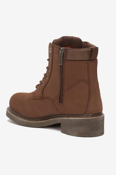 Harley Davidson Jim Hakiki Nubuk Deri Bot 36-40 Dark Brown Nubuk - Resim 3