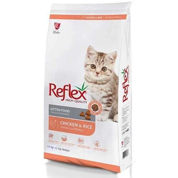 Reflex Kitten Tavuk Etli 15+1  Kg Yavru Kedi Maması