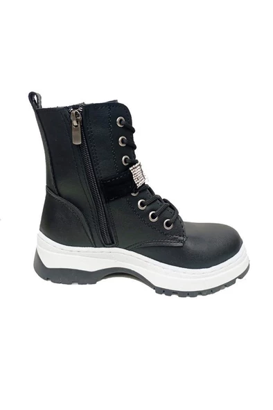 Fix Kids 9605 Deri Trend Fashion Kız Çocuk Bot - 2