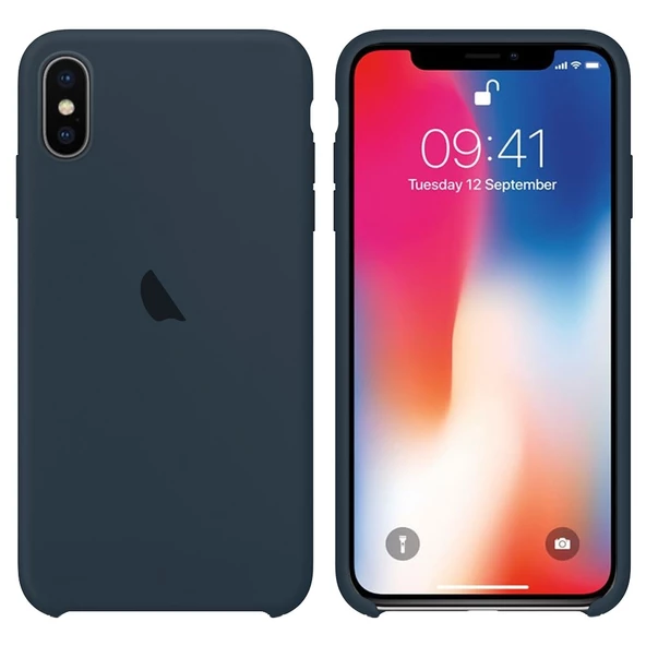 Apple iPhone X / iPhone XS Silikon içi Kadife Lansman Kılıf - Resim 6