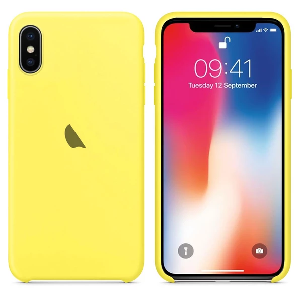 Apple iPhone X / iPhone XS Silikon içi Kadife Lansman Kılıf - Resim 12