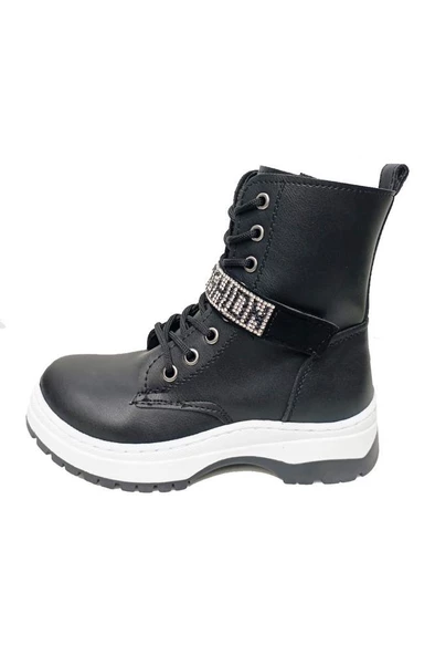 Fix Kids 9605 Deri Trend Fashion Kız Çocuk Bot - 3