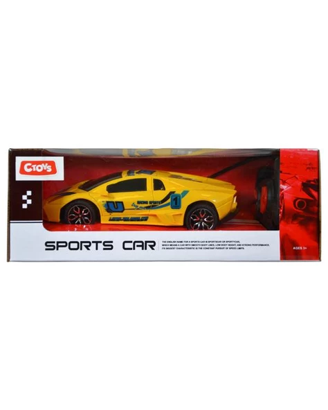 Ctoys Sports Car 27 Mhz Full Fonksiyon Uzaktan Kumandalı Ferrari Sarı CE 04