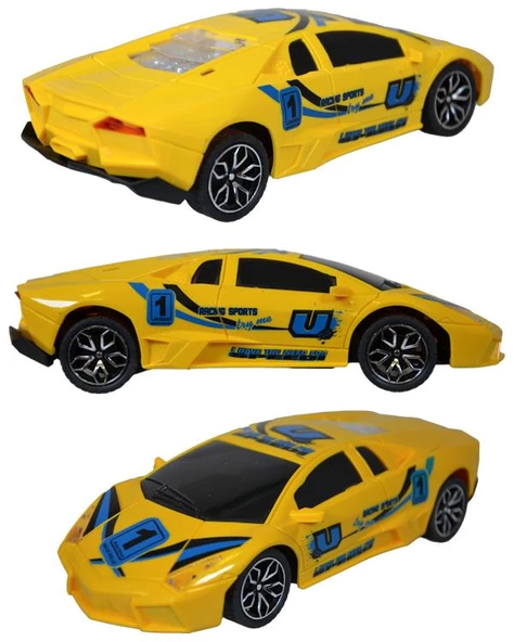 Ctoys Sports Car 27 Mhz Full Fonksiyon Uzaktan Kumandalı Ferrari Sarı CE 04 - 2