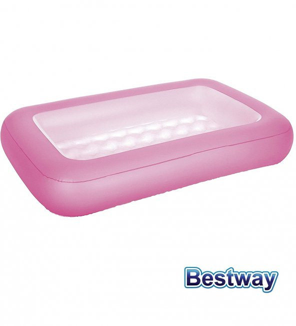 POMPA Seçenekli- Bestway 51115, Şişme Zeminli Bebek -Çocuk Havuzu - 6