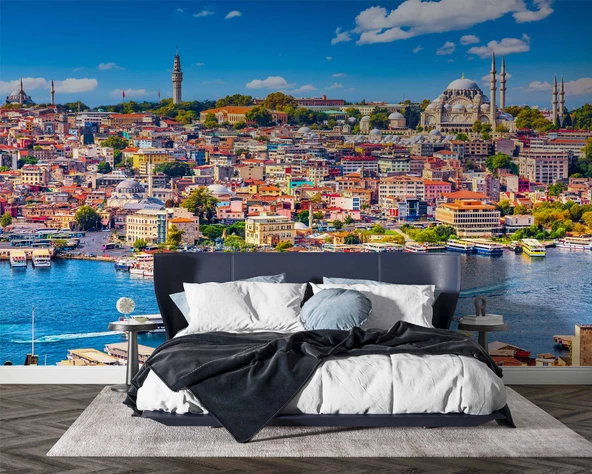 İstanbul Eminönü Manzaralı Duvar Kağıdı - Resim 2