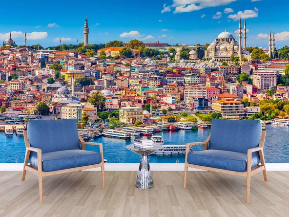 İstanbul Eminönü Manzaralı Duvar Kağıdı - Resim 6