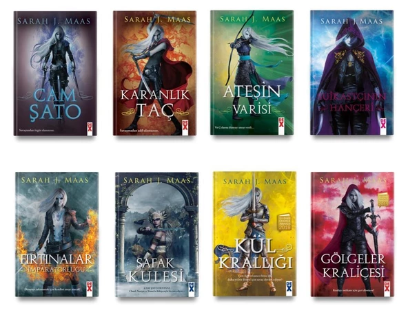 Sarah J. Maas Cam Şato Seti (8 Kitap)