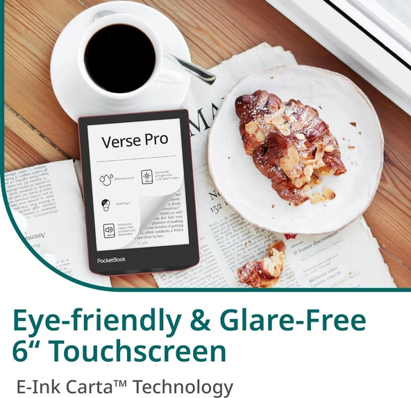 PocketBook Verse Pro - Passion Red - Resim 5