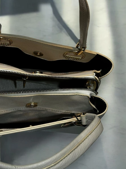 İSOLA El Ve Kol Çantası Olarak Tasarlanmış Suni Deri Bayan Omuz Çantası SL.73634103VZN - Resim 6