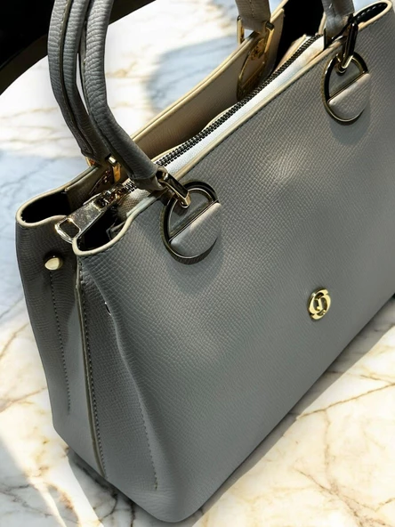 İSOLA El Ve Kol Çantası Olarak Tasarlanmış Suni Deri Bayan Omuz Çantası SL.73634103VZN - Resim 4