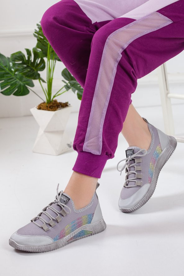 Kadın Günlük Spor Ayakkabı Gri Renkli