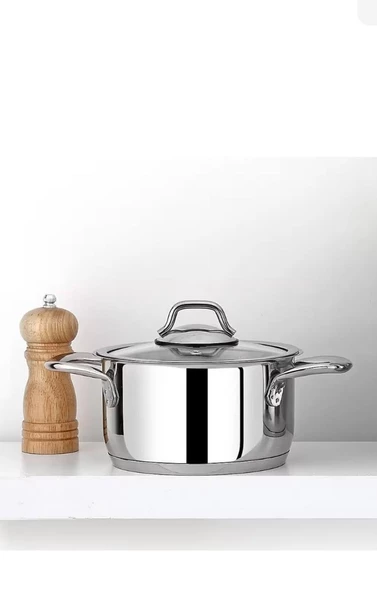 Bonera OMEGA 20 cm çelik derin tencere - 2