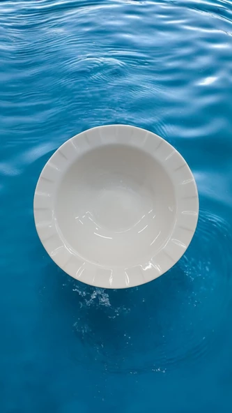 EVMUTFAK Farika 6 adet  15 cm porselen kase zümrüt model - 3