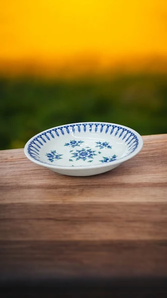 EVMUTFAK Güral porselen 6 adet 19 cm şuje çukur yemek tabağı 1654