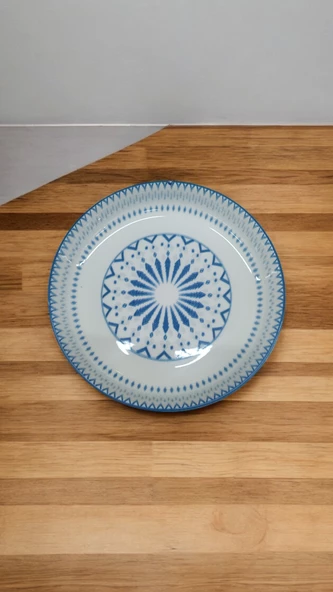 EVMUTFAK Güral porselen 2 adet 23 cm şuje salata tabağı e48 - 2