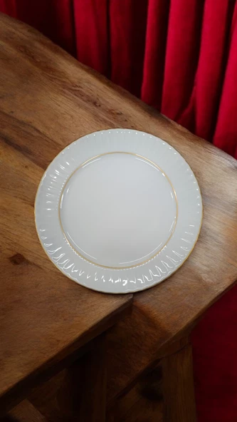 EVMUTFAK Güral porselen sedef model 6 adet  25 cm servis tabağı - 2