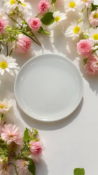 EVMUTFAK Güral porselen 6 adet  18 cm krem düz tabak gbsblb15 - 2