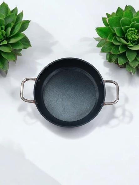 26 cm bonera kırmızı döküm titanyum pilav tenceresi - 2