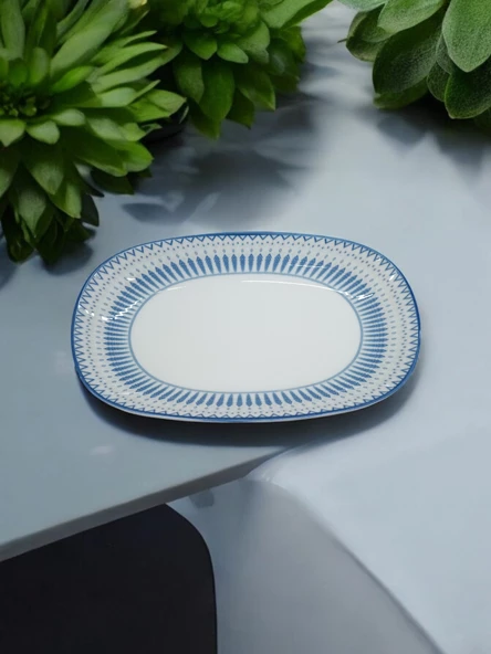 Evmutfak Gural porselen 2 adet 29 cm kayık tabak e48 - 2